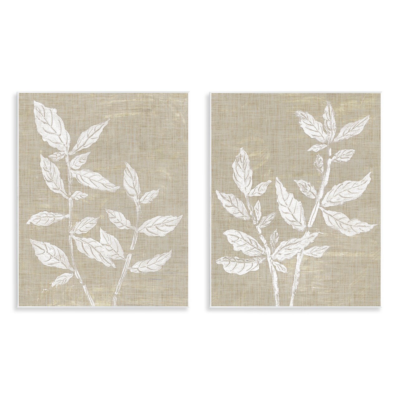 Stupell Industries Botanicals on Textile Pattern Wall Plaque Design by Melissa Wang